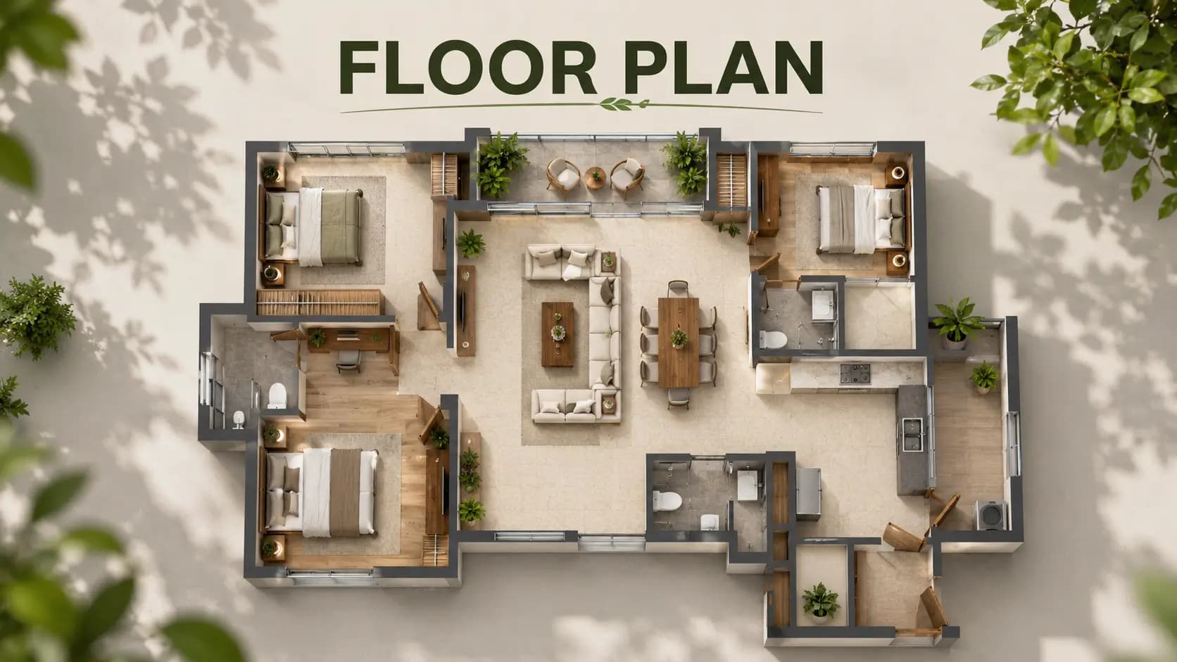 Embassy Front Parcel Floor Plan: 2, 2.5 and 3 BHK Layouts