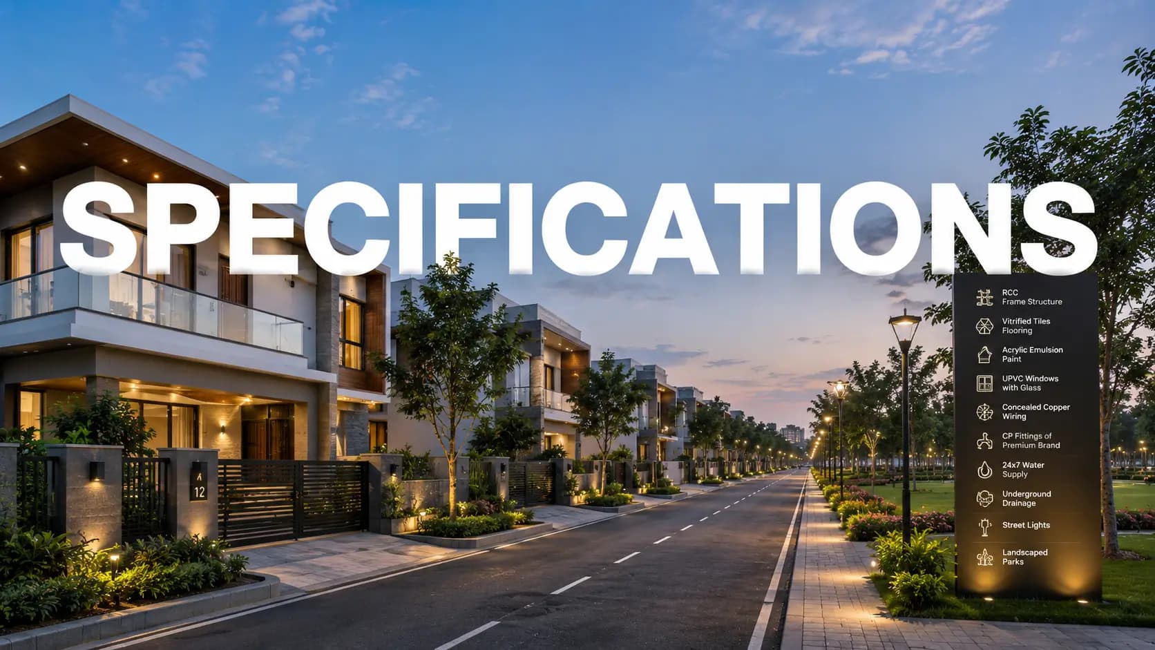 Embassy Springs Front Parcel Specifications and Build Quality